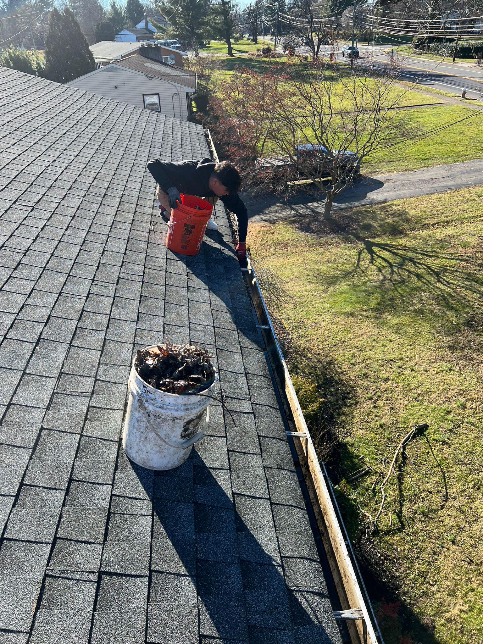 Gutter cleaning